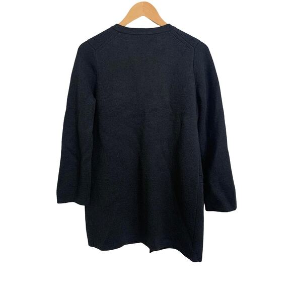 J.Crew Alpaca Oversized Knit Cardigan Sweater Black Size XS #AQ330 - Picture 5 of 5